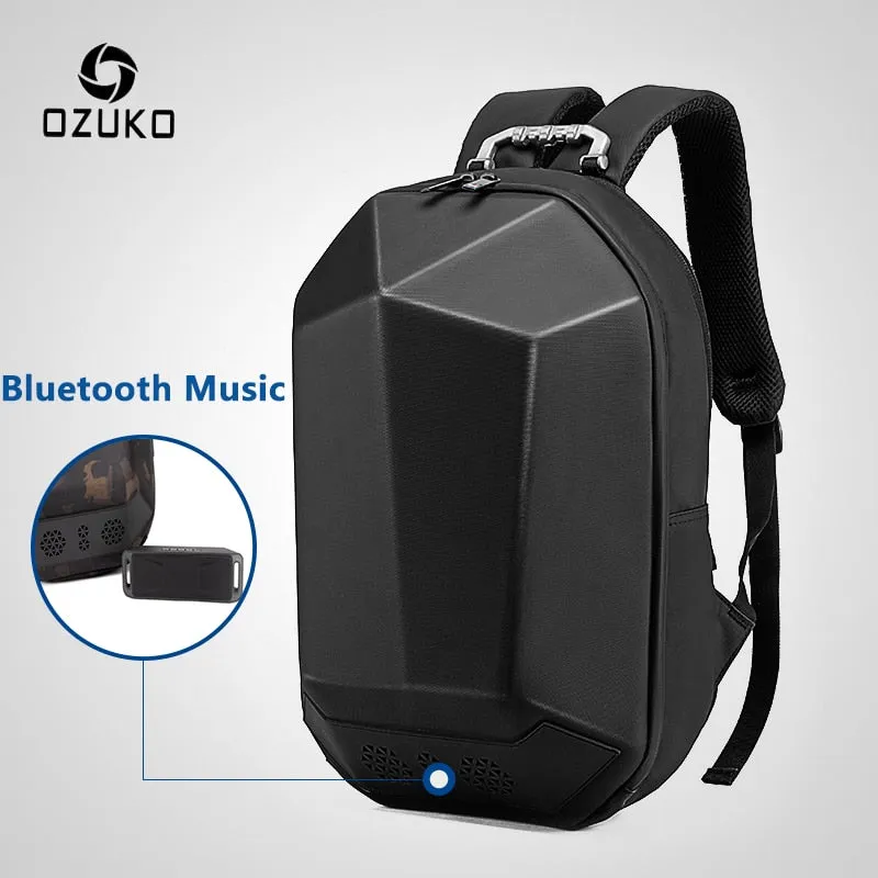 Multifunction backpack for male travel USB Bluetooth backpack