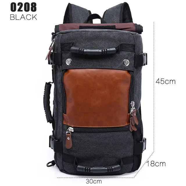 Multifunction Backpacks Male outdoor Luggage Bag