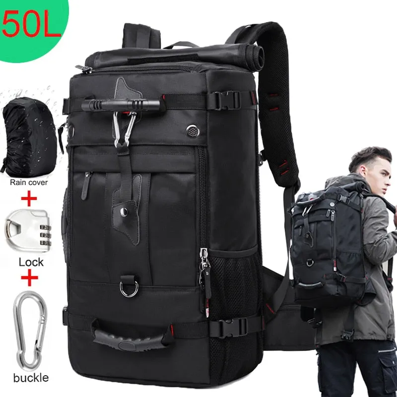 Multifunction Backpacks Male outdoor Luggage Bag