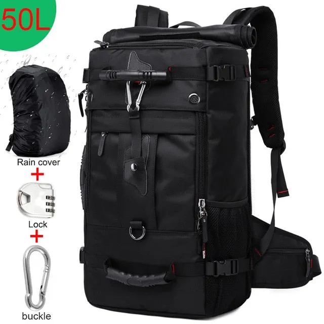 Multifunction Backpacks Male outdoor Luggage Bag