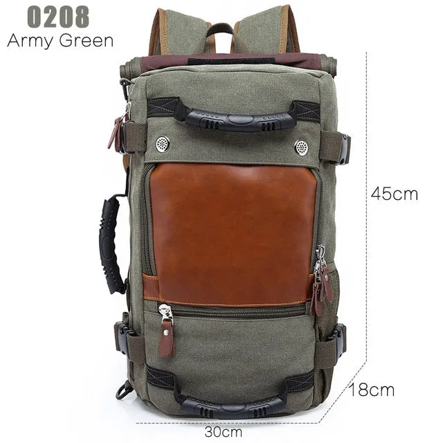 Multifunction Backpacks Male outdoor Luggage Bag