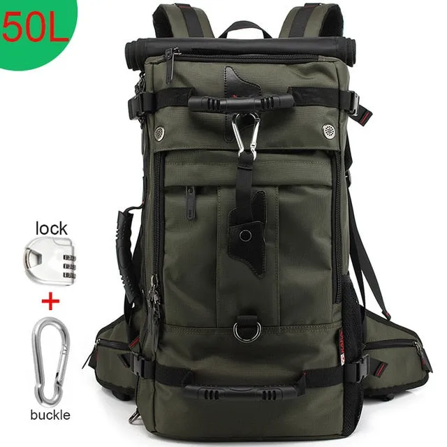 Multifunction Backpacks Male outdoor Luggage Bag