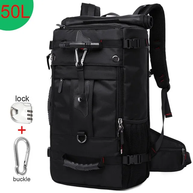 Multifunction Backpacks Male outdoor Luggage Bag