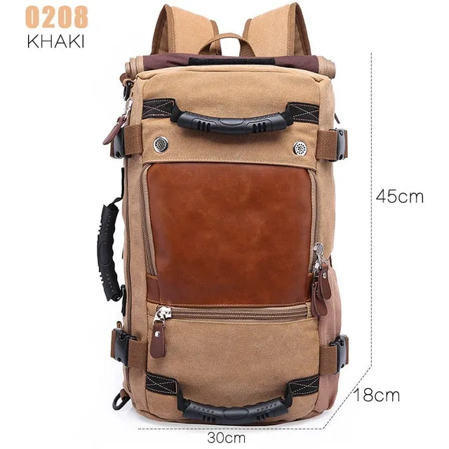 Multifunction Backpacks Male outdoor Luggage Bag