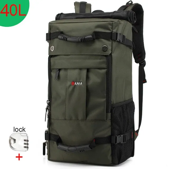 Multifunction Backpacks Male outdoor Luggage Bag