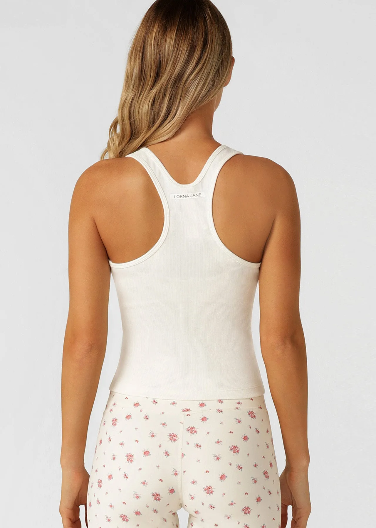Muse Rib Tank | Porcelain