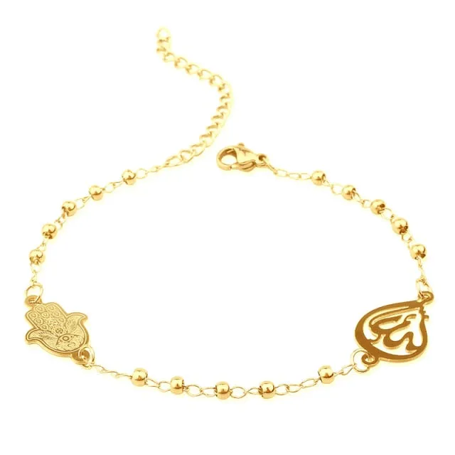 Muslim Hamsa Charms Bracelet