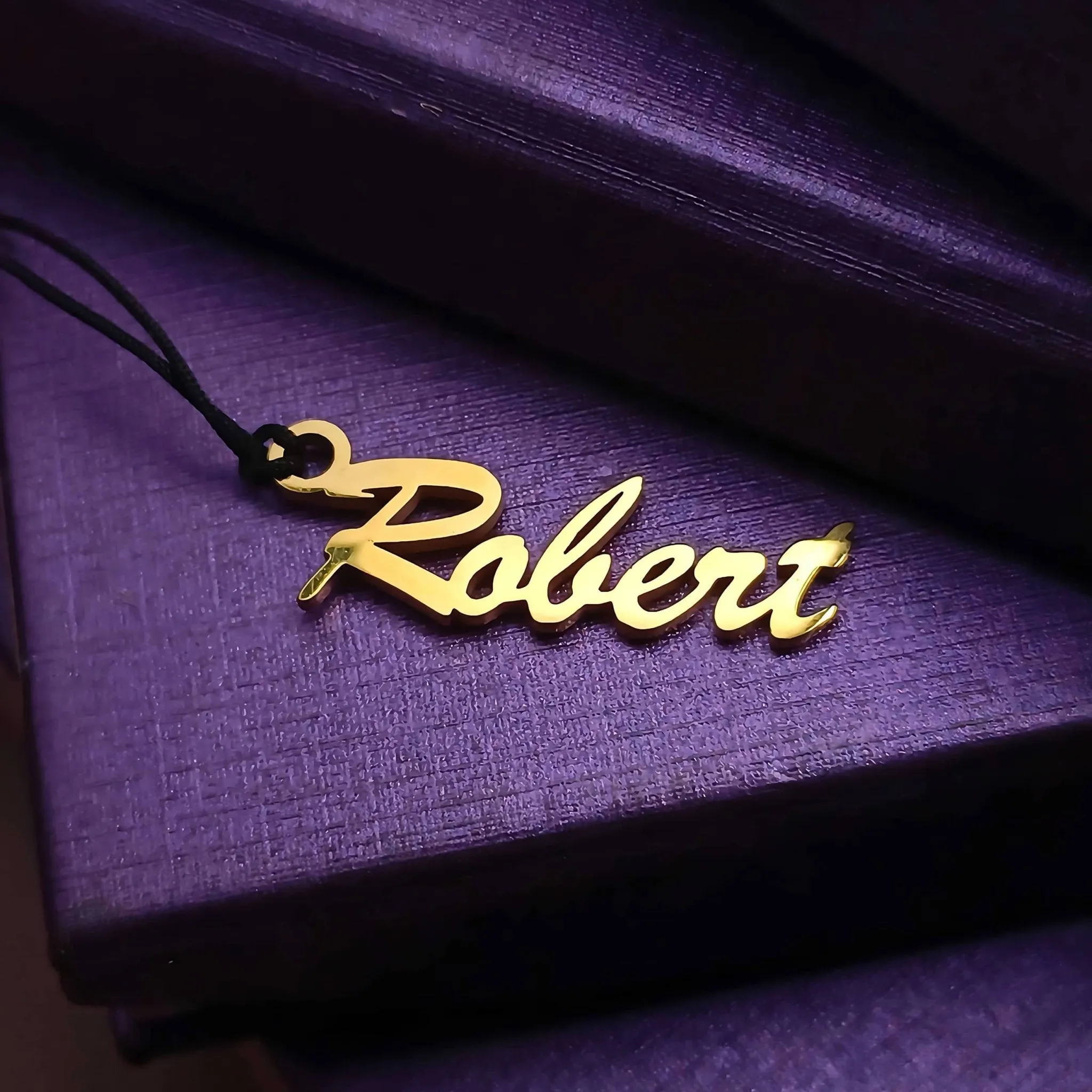 Name Charm  (Birthstones Optional)
