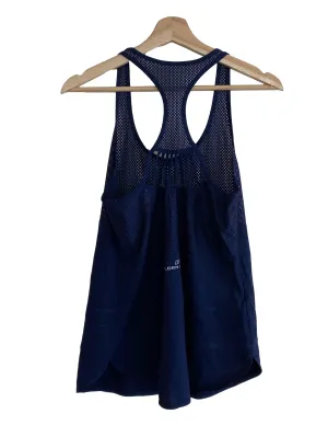 Navy Blue Half Striped Top