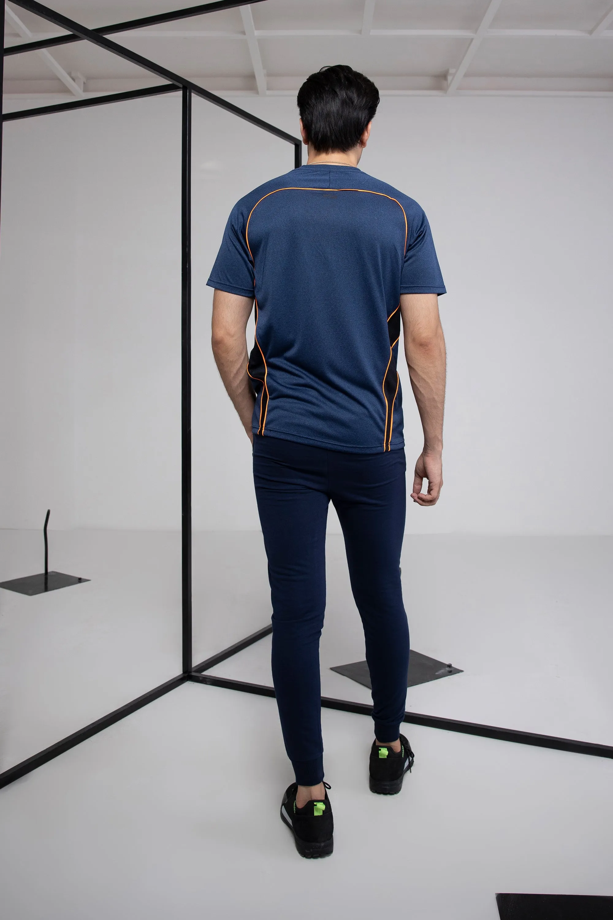 Navy Sports T-Shirt