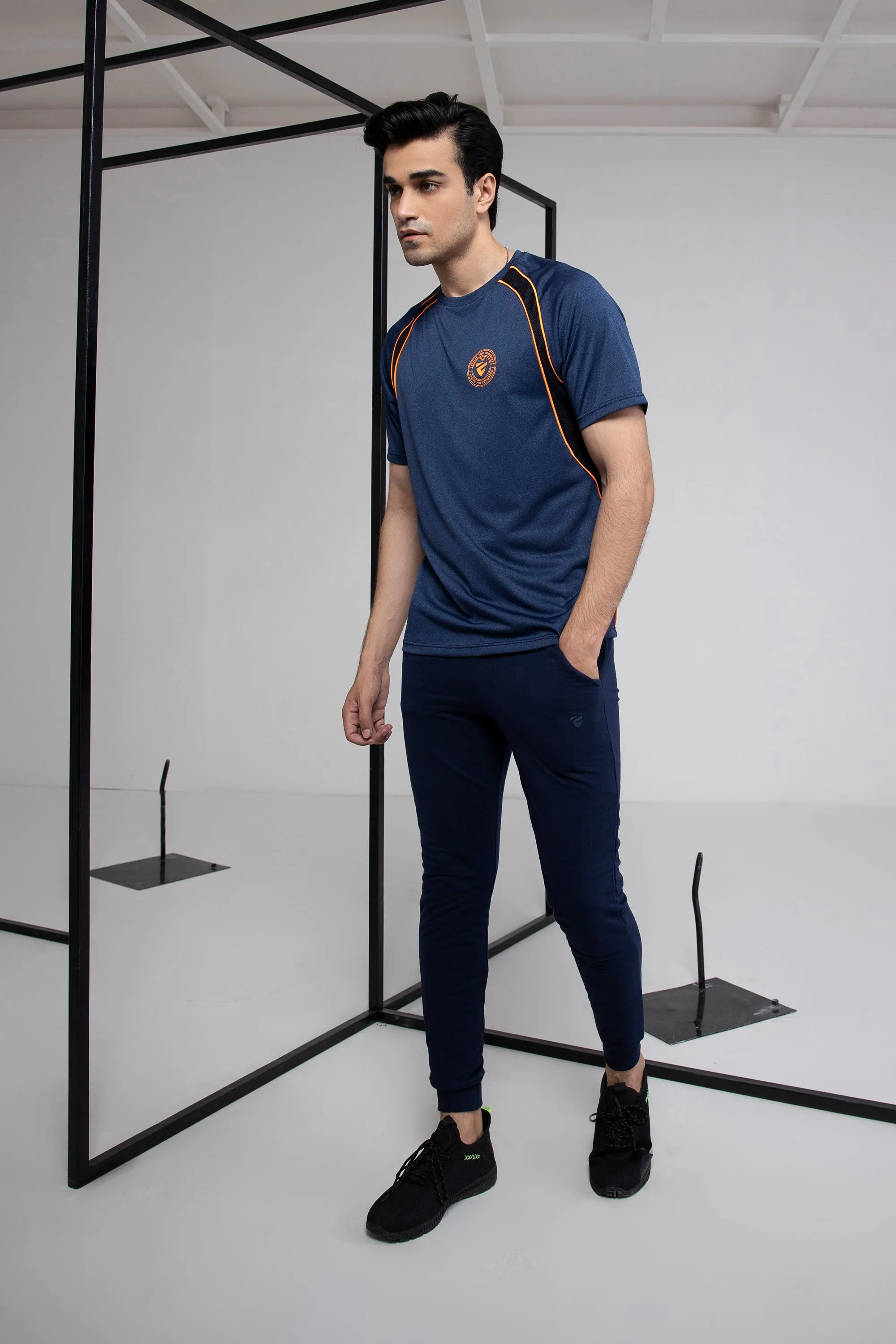 Navy Sports T-Shirt