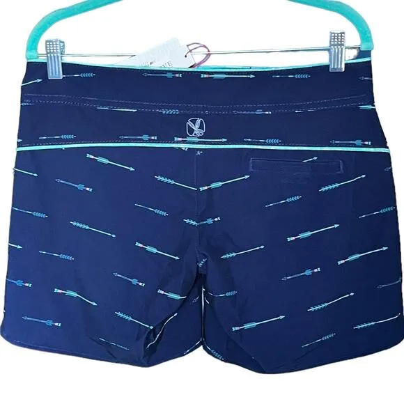 NEW Carve Design Noosa shorts blue Anchor Sahara size 6
