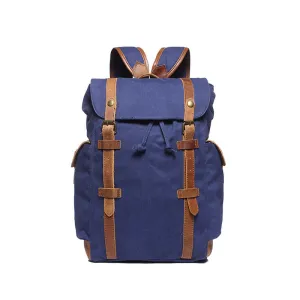New Large Capacity Canvas Backpack Leather With Canvas Travel Backpack Canvas School Backpack YD2050
