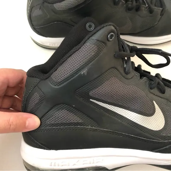Nike Air Max Actualizer Mid Basketball Athletic Shoes | Black, Men’s Size 9.5