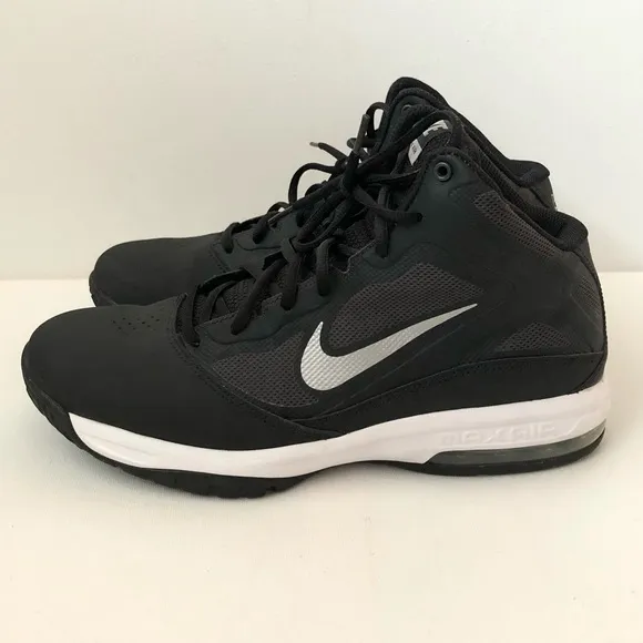 Nike Air Max Actualizer Mid Basketball Athletic Shoes | Black, Men’s Size 9.5