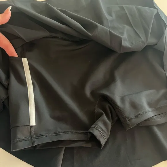 Nike Club Skirt Dri-Fit Advantage Skort Athletic Black Tennis Skirt NEW Womens M