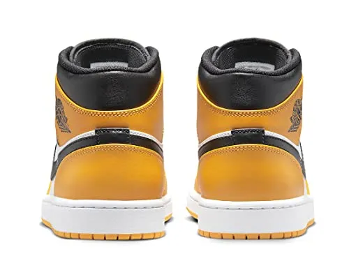 Nike Men's Air Jordan 1 Mid Sneaker, Taxi/White/Black, 11
