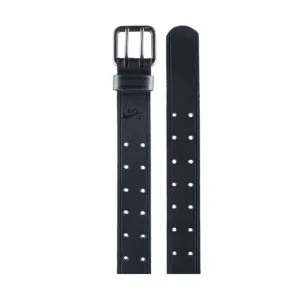 Nike SB Double Hole Perf Leather Belt - Black