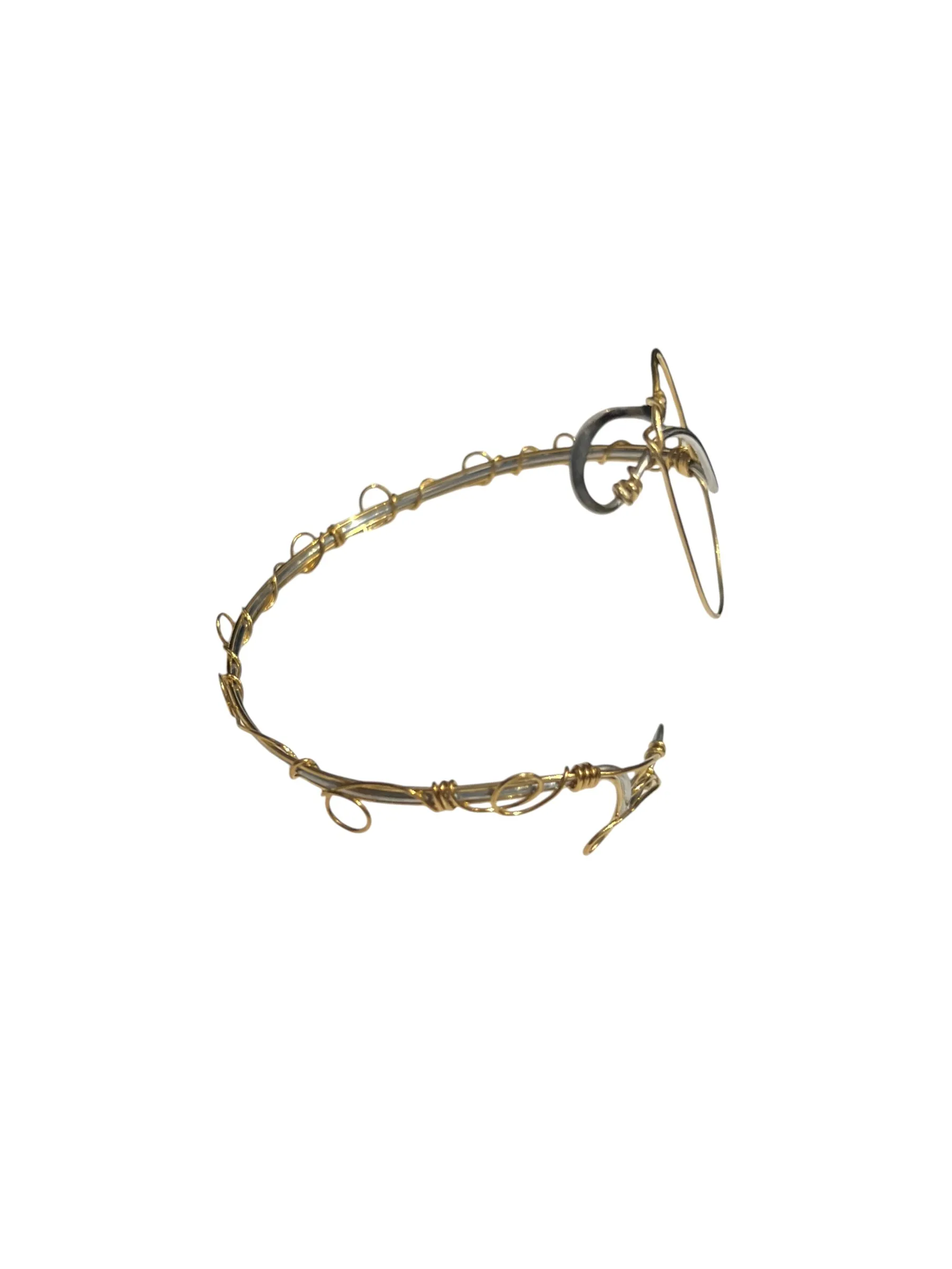 NIS Designs - Gold and Silver Arm Cuff