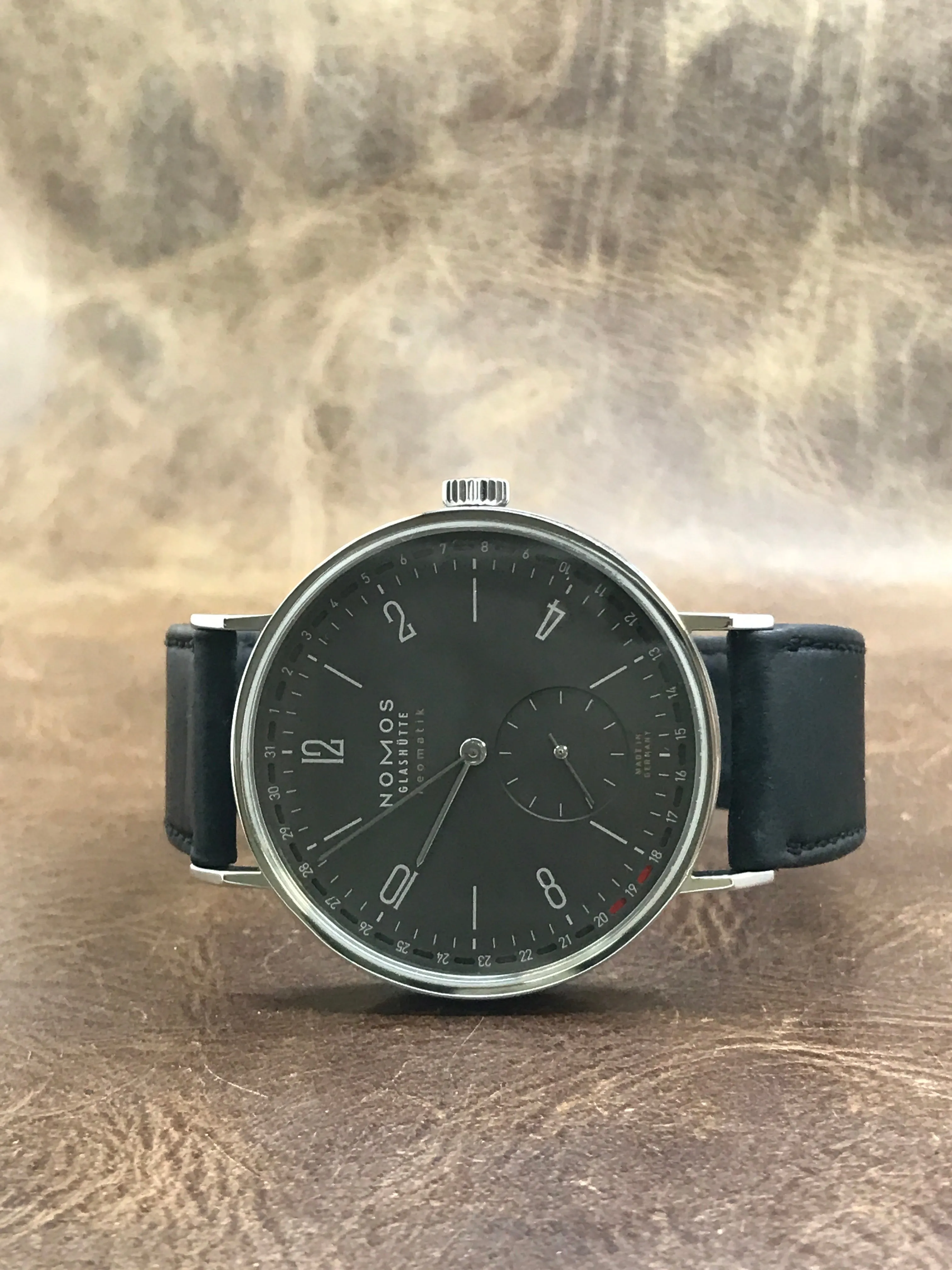 Nomos Tangente Neomatik 181 Ruthenium Grey Dial Automatic Men's Watch