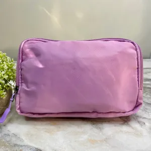 Nylon Belt Bag - Crossbody   Fanny - Light Purple