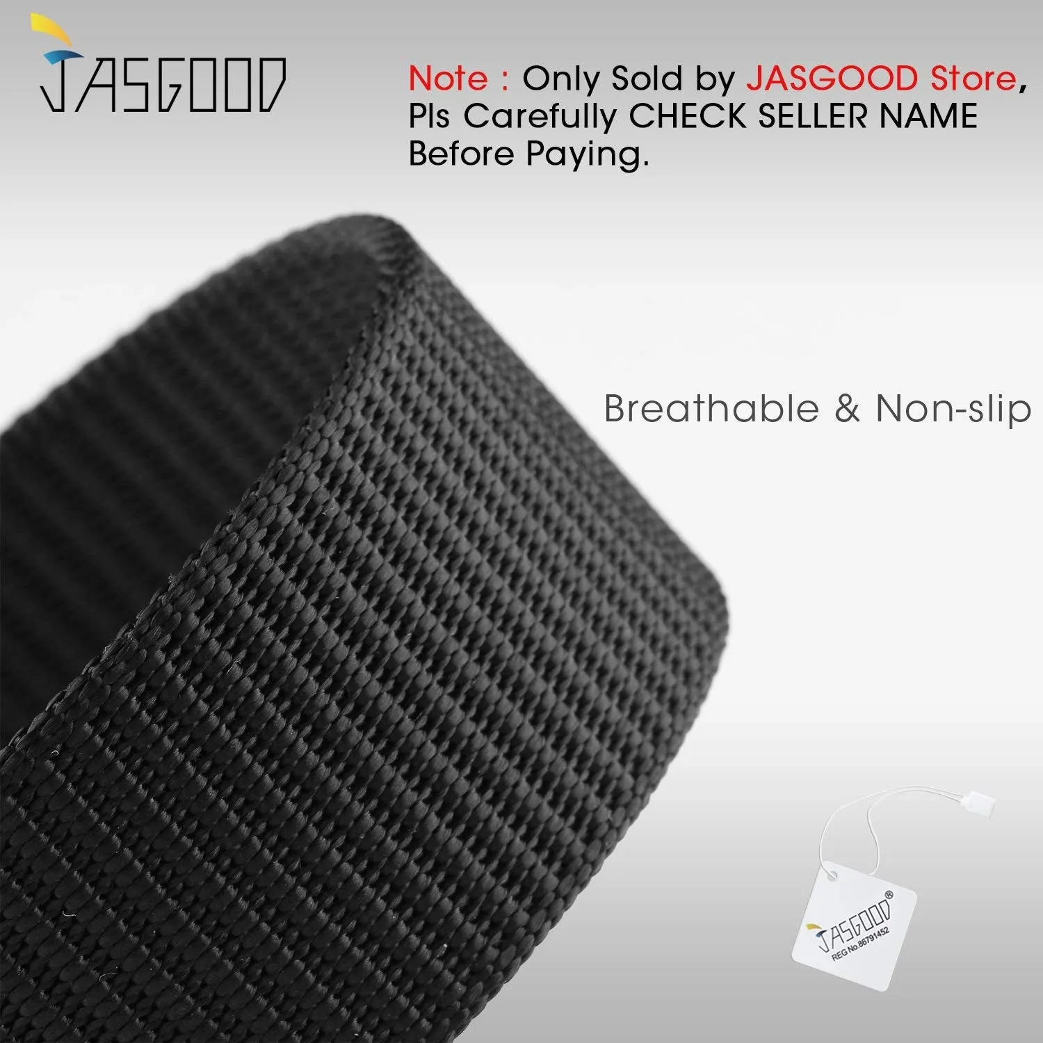 Nylon Canvas Breathable Military Tactical Men Waist Belt With Plastic Buckle  by JASGOOD