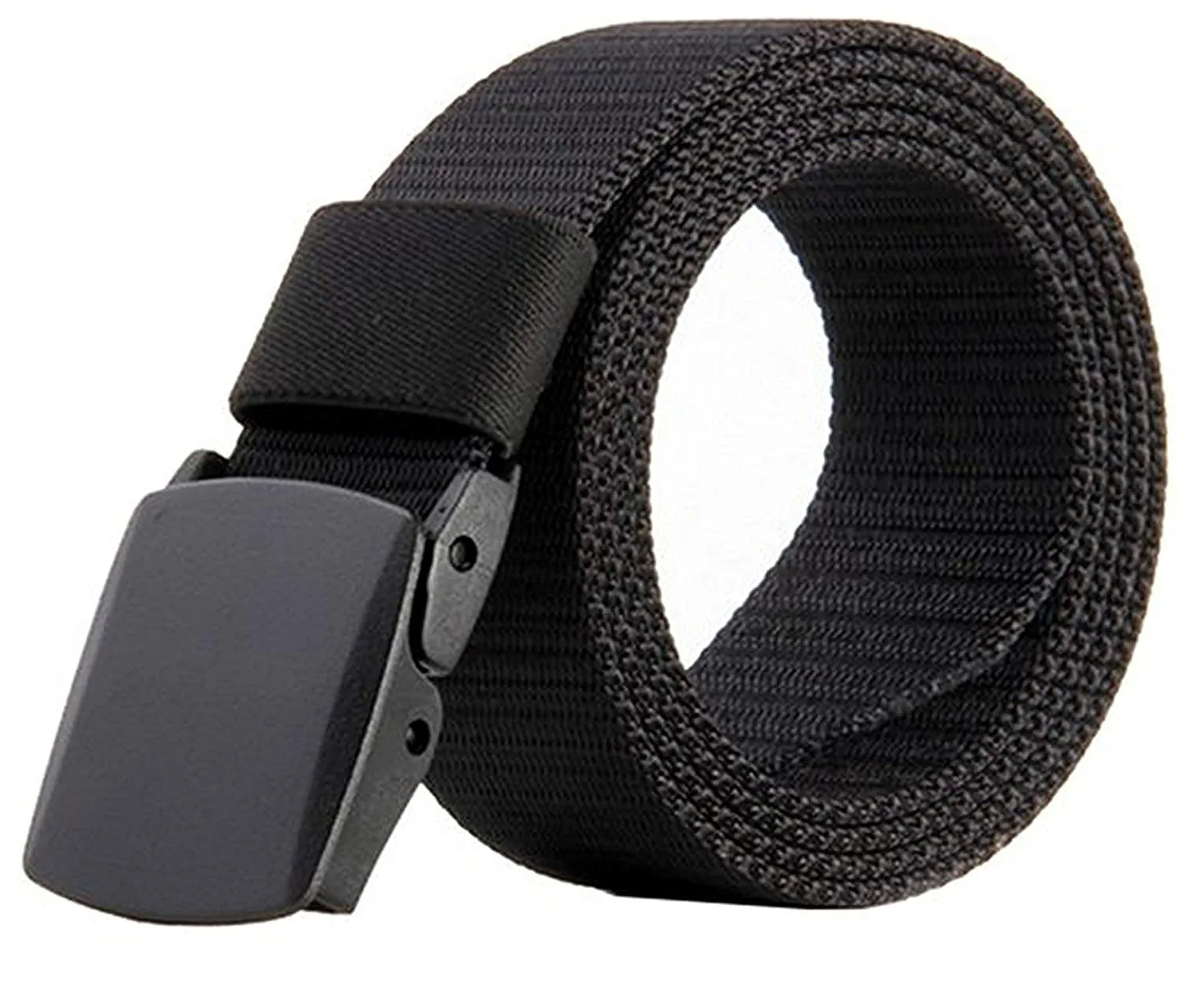 Nylon Canvas Breathable Military Tactical Men Waist Belt With Plastic Buckle  by JASGOOD