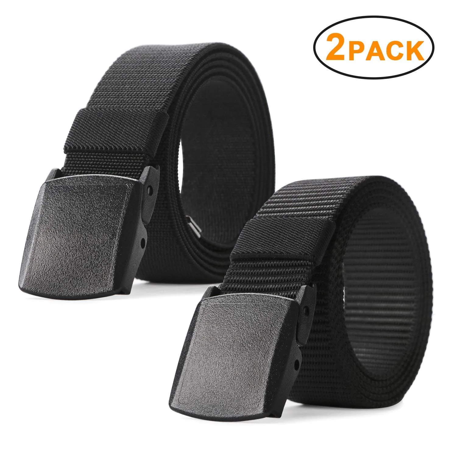 Nylon Canvas Breathable Military Tactical Men Waist Belt With Plastic Buckle  by JASGOOD