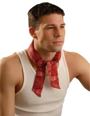 OccuNomix MiraCool Neck Bandanas, 1-11/16 in W x 34.75 in L, Cowboy Red, 940-CRD