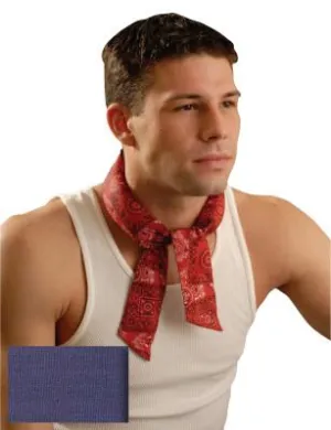 OccuNomix MiraCool Neck Bandanas, 1-11/16 in W x 34.75 in L, Wavy Flag, 940-WAV