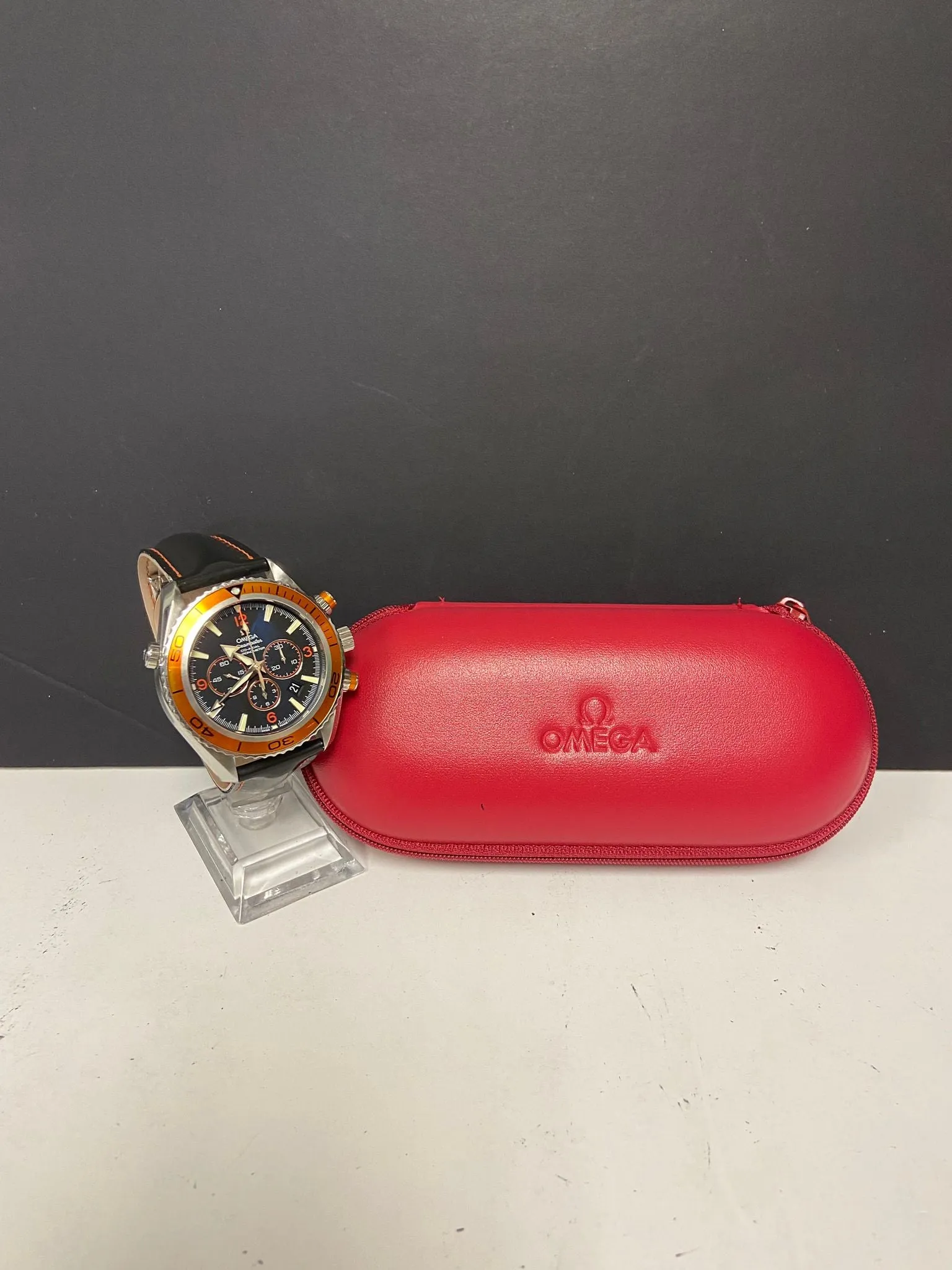 Omega Seamaster Planet Ocean Chronograph 2918.50.82 Black Dial Automatic Men's Watch