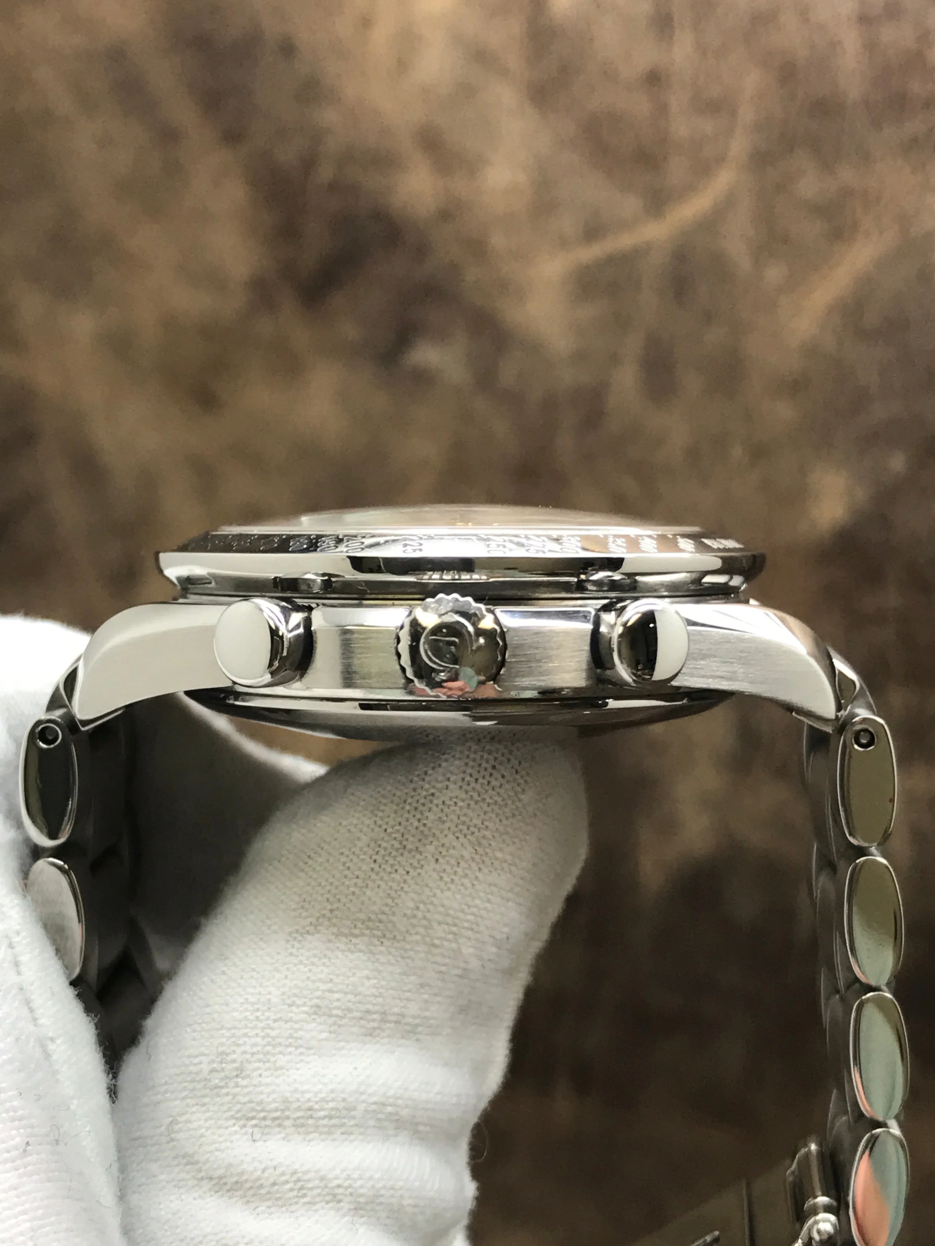 Omega Speedmaster Day-Date 3521.30.00 Silver Dial Automatic Men's Watch
