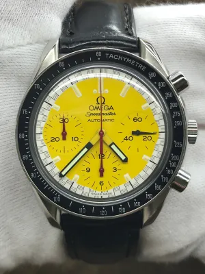 Omega Speedmaster Reduced Michael Schumacher 3510.12 Yellow Dial Automatic Men's Watch