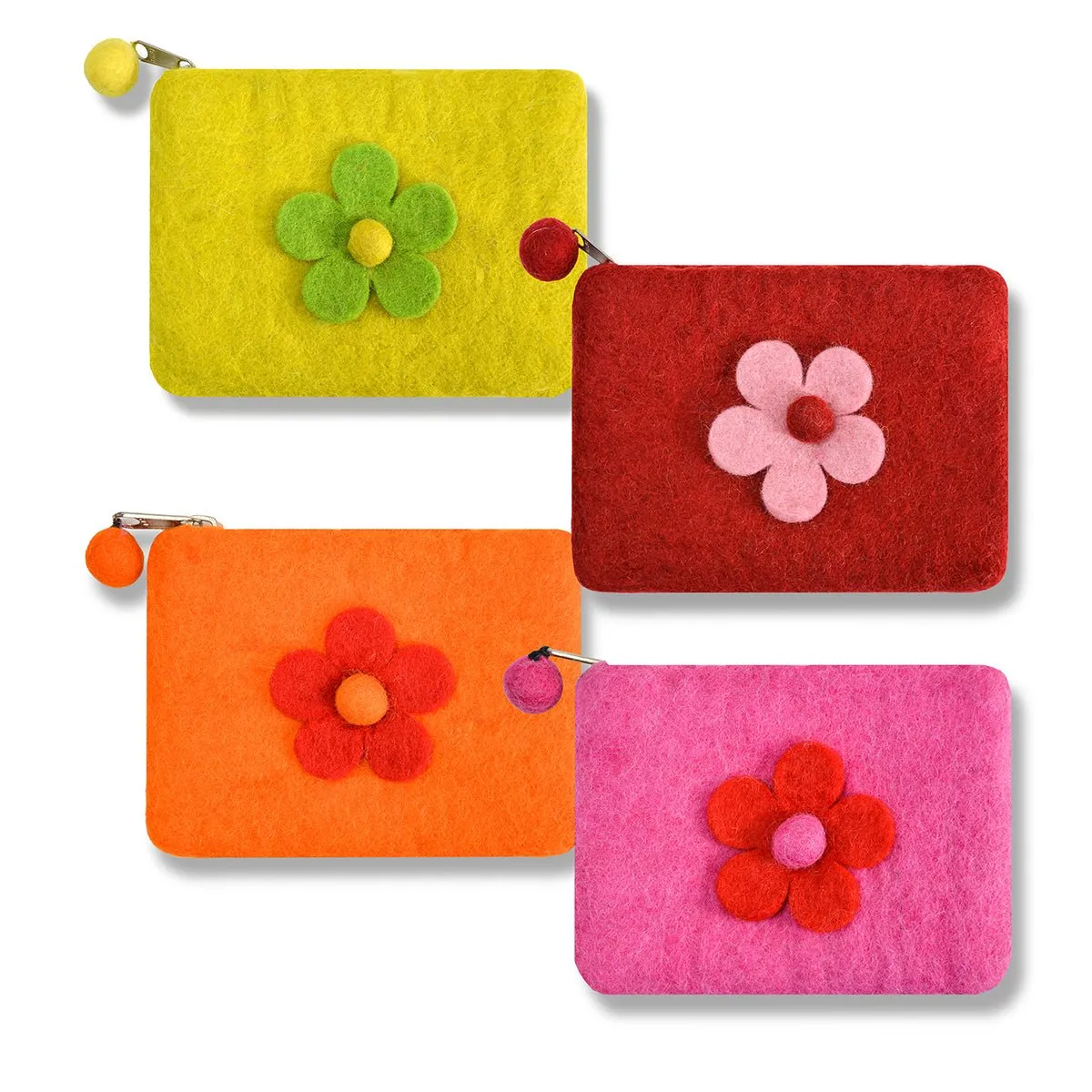 One Layer Flower Coin Purse