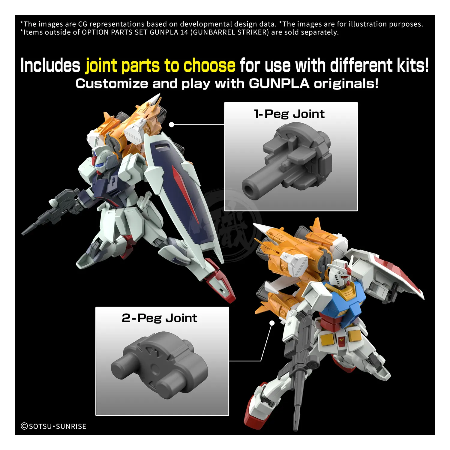 Option Parts Set Gunpla 14 [Gunbarrel Striker]