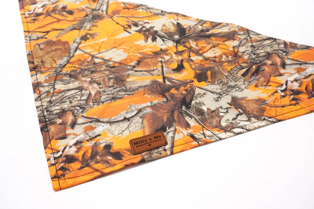Orange Camo - Pet Bandana