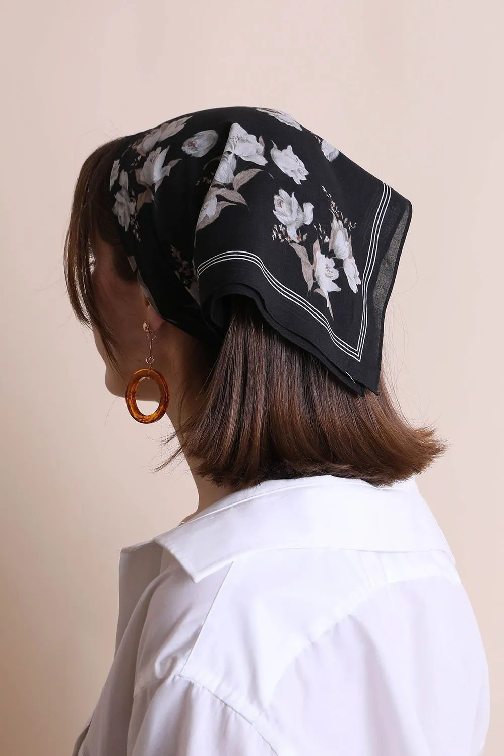 Orchid Flower Bandana