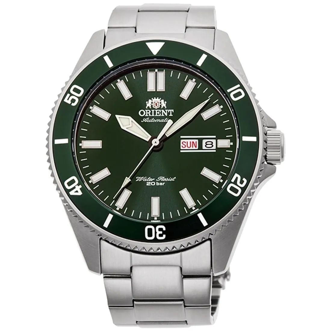 Orient Mechanical Green Dial RA-AA0914E19B RA-AA0914E Stainless Sports Watch