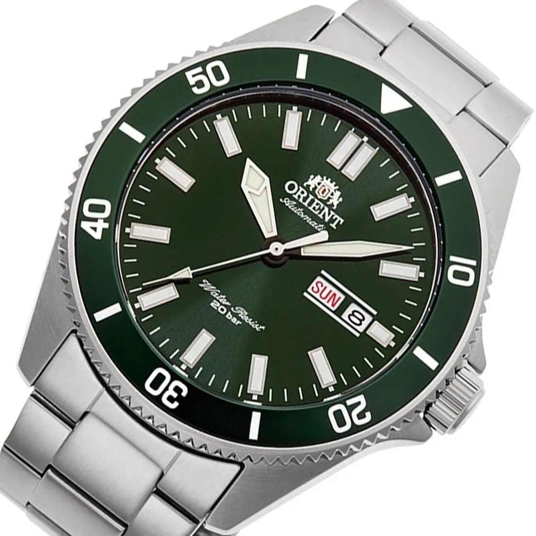Orient Mechanical Green Dial RA-AA0914E19B RA-AA0914E Stainless Sports Watch