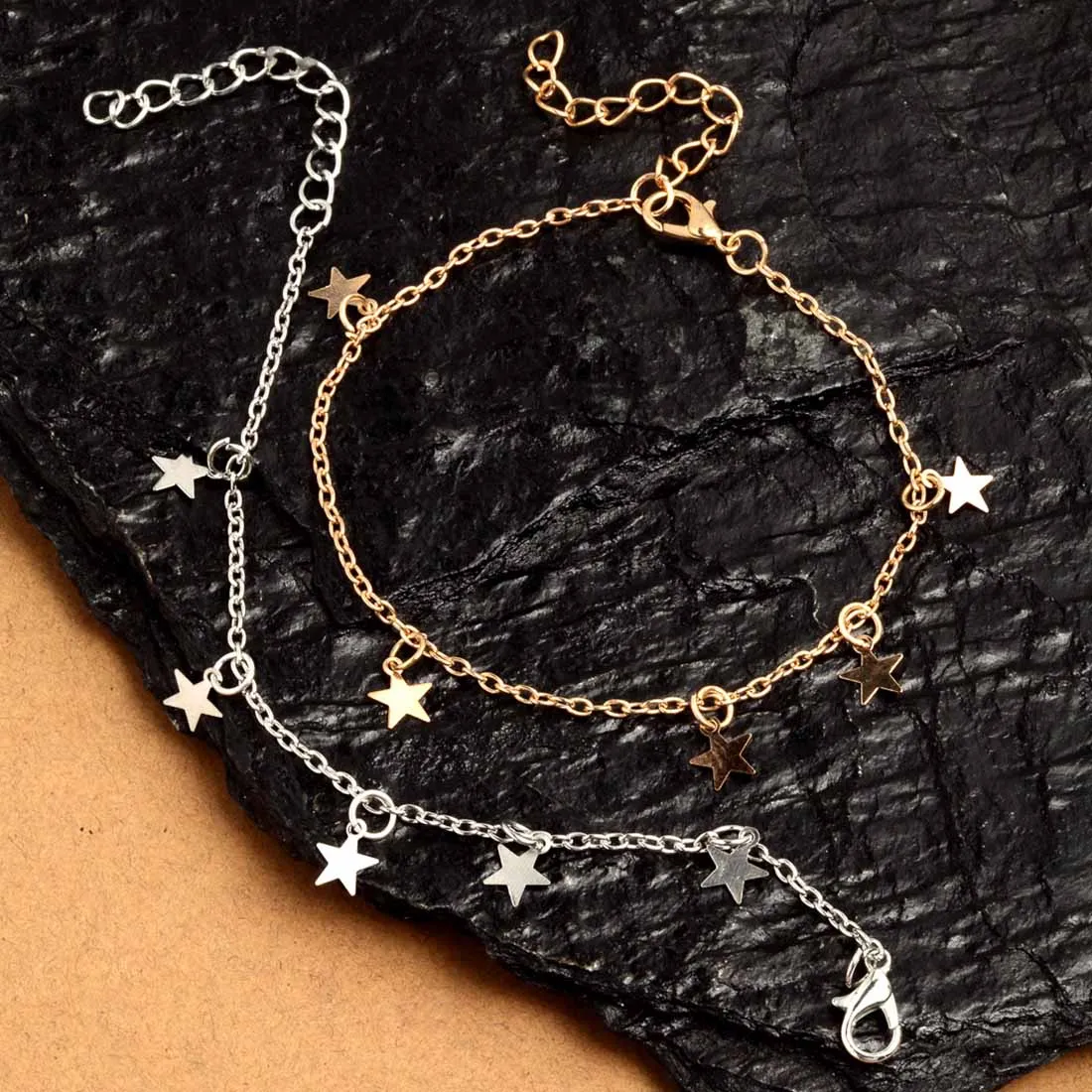 Ornate Astral Anklet Set