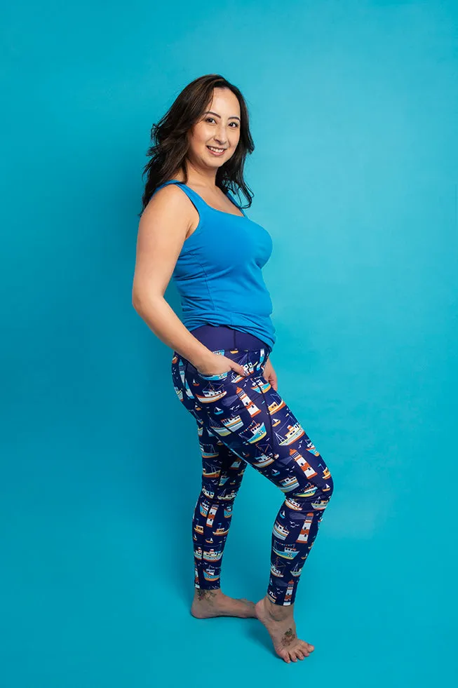 Out To Sea Women's Activewear Leggings
