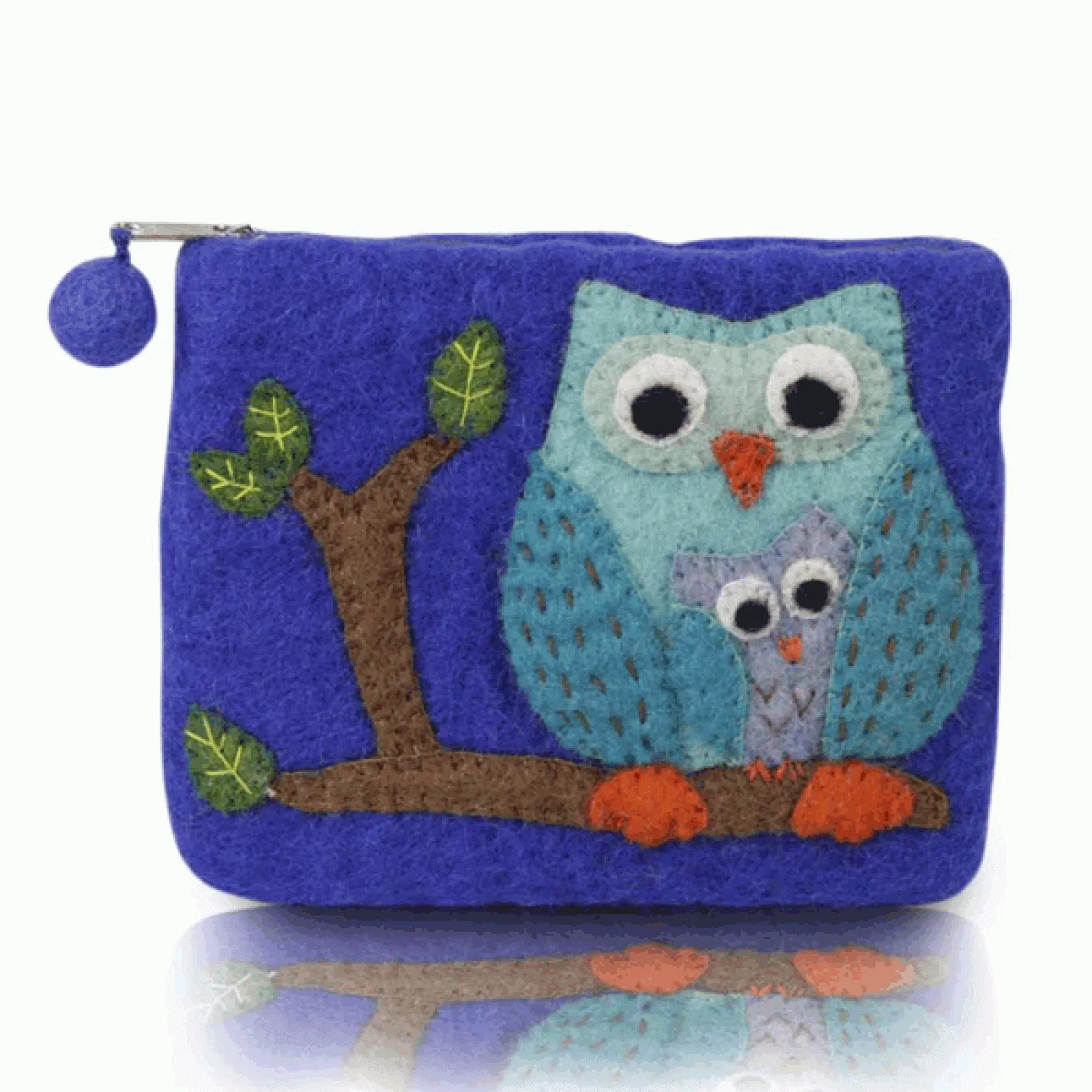 Owl on the Tree Theme Coin Purses