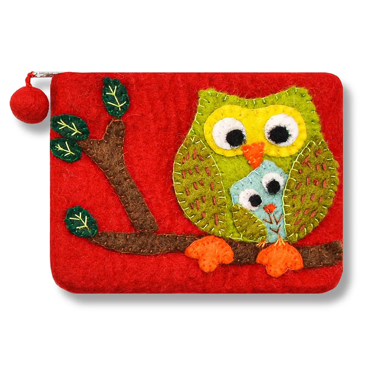 Owl on the Tree Theme Coin Purses