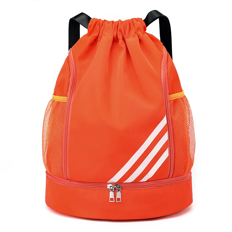 Oxford Cloth Drawstring Large Capacity Football Backpacks