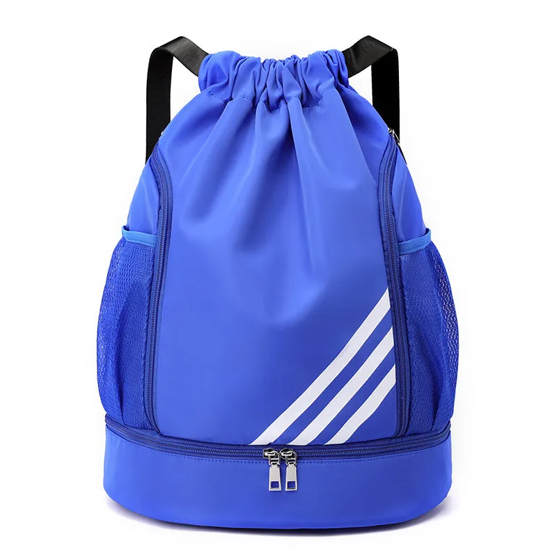 Oxford Cloth Drawstring Large Capacity Football Backpacks
