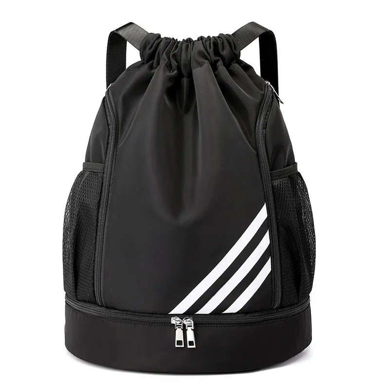 Oxford Cloth Drawstring Large Capacity Football Backpacks