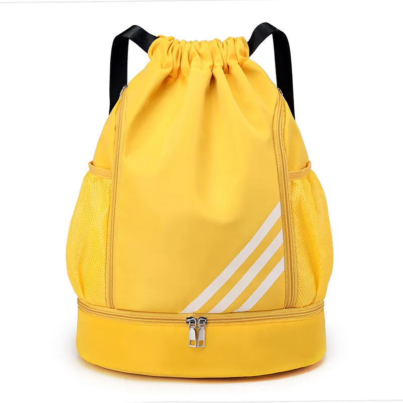 Oxford Cloth Drawstring Large Capacity Football Backpacks