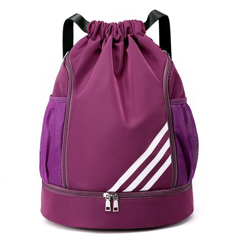 Oxford Cloth Drawstring Large Capacity Football Backpacks