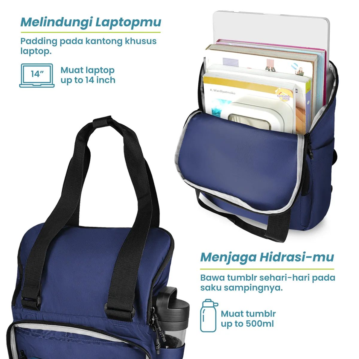 Padar Tas Ransel Sekolah Torch 15L