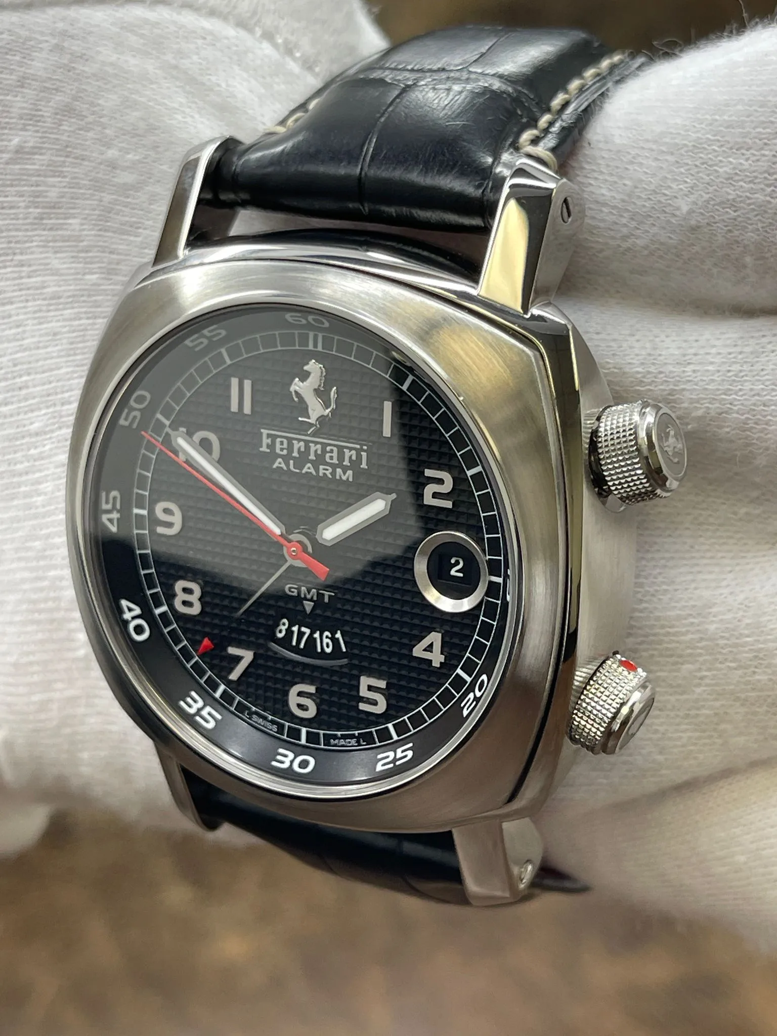 Panerai Ferrari Granturismo GMT FER00017 Black Dial Automatic Men's Watch